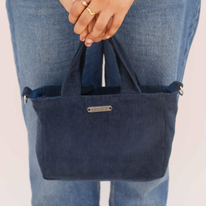 Ekatra Corduroy Mini Tote
