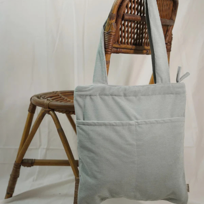 Ekatra Minimalist Corduroy Day Tote