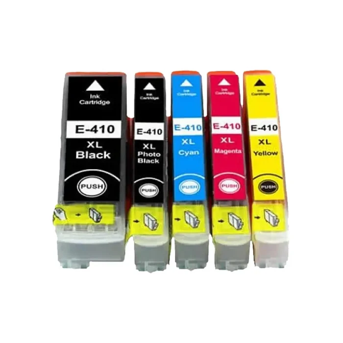Epson 410XL High-Yield Remanufactured 5-Pack Combo