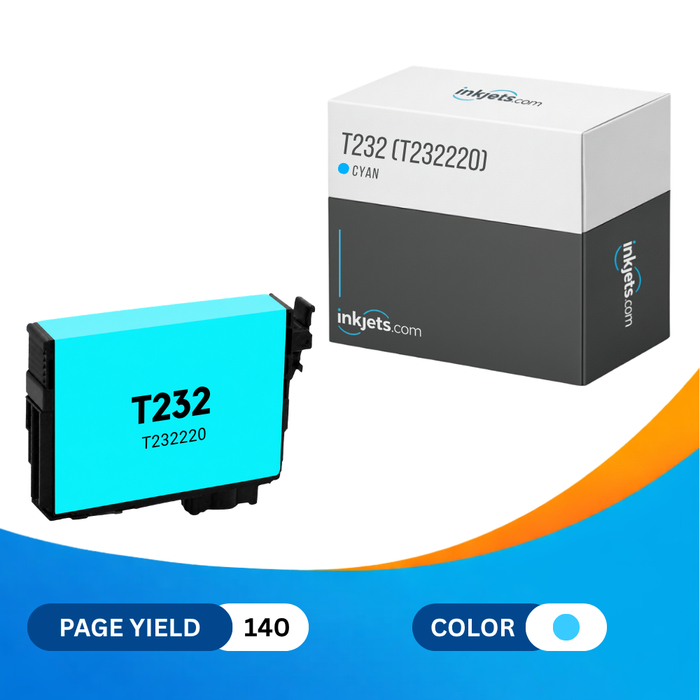Epson T232 (T232220-S) Cyan Standard Yield Compatible Ink Cartridge