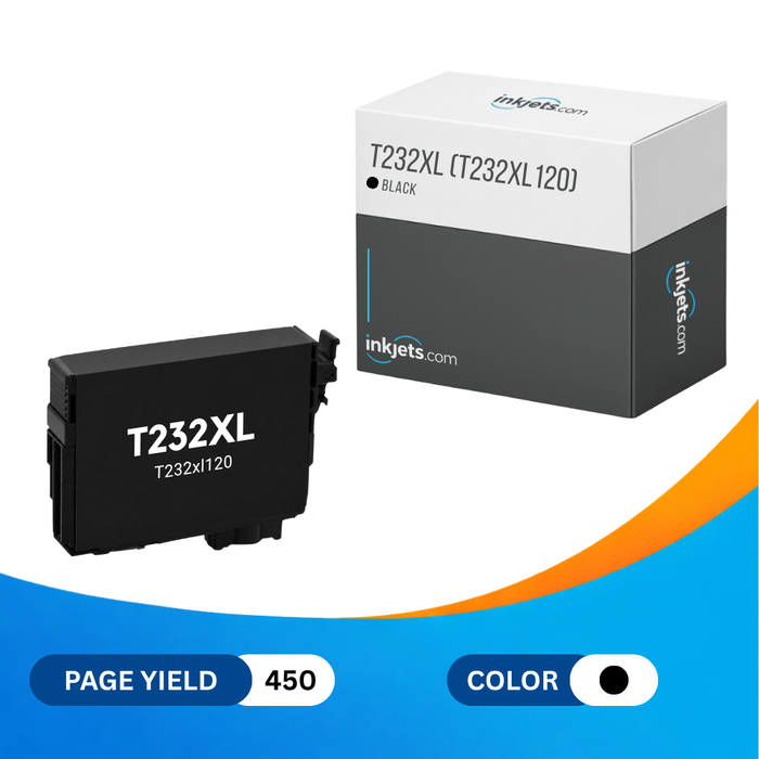 Epson T232XL (T232xl120-S) Black High Yield Compatible Ink Cartridge