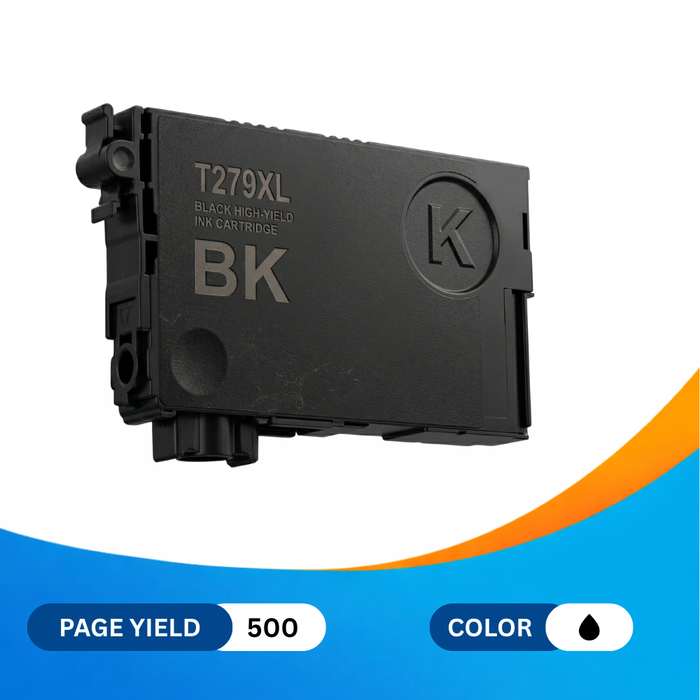 Epson T279XL (T279xl120-S) Black High Yield Remanufactured Ink Cartridge