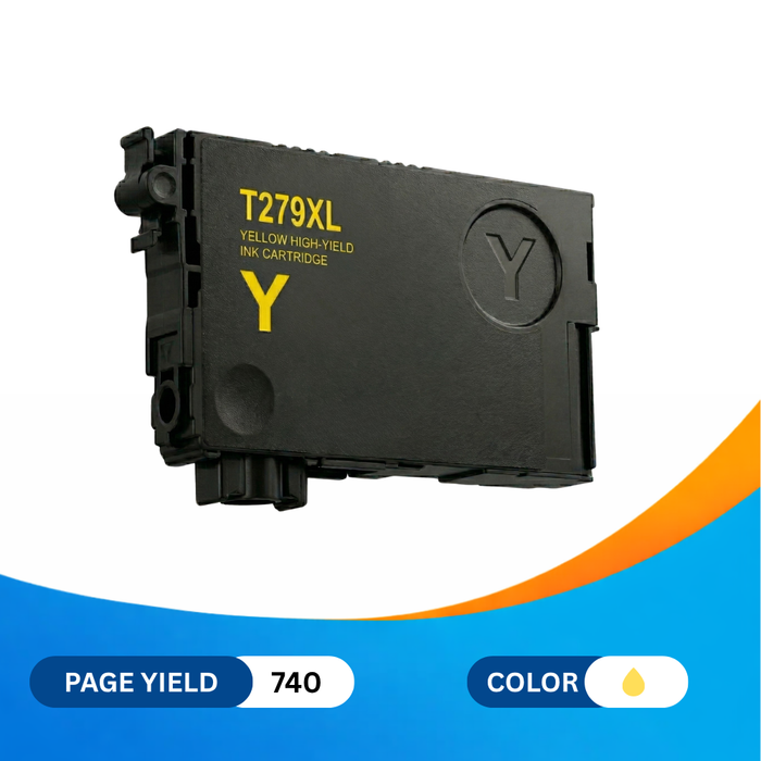 Epson T279XL (T279xl420-S) Yellow High Yield Remanufactured Ink Cartridge