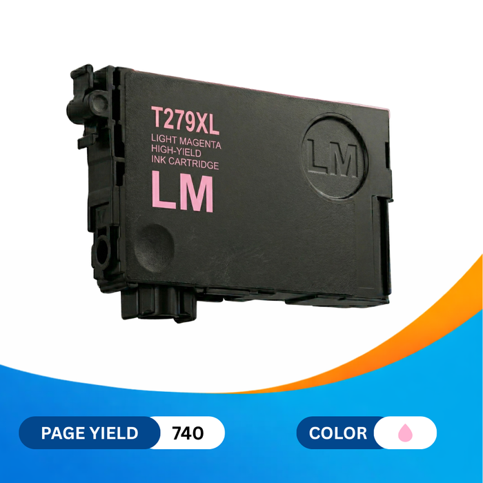 Epson T279XL (T279xl620-S) Light Magenta High Yield Remanufactured Ink Cartridge