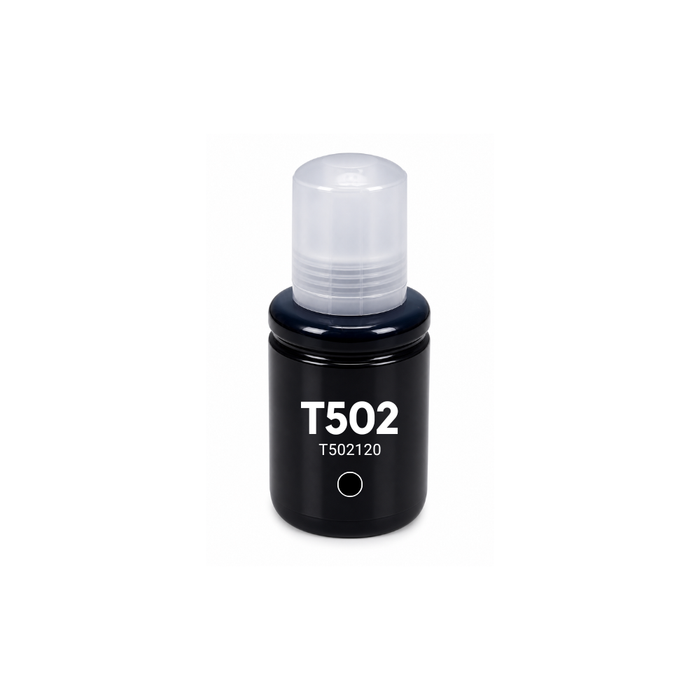 Epson T502 (T502120-S) Black Standard Yield Compatible Ink Bottle