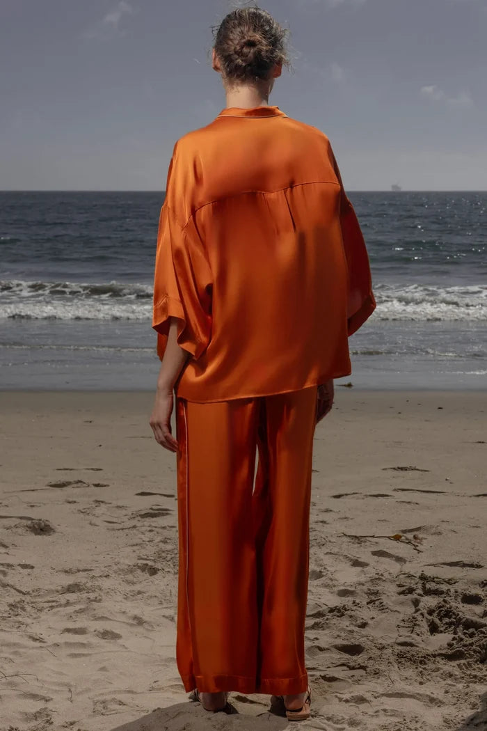 Evening Out PJ Pant - Flame - Heidi Merrick