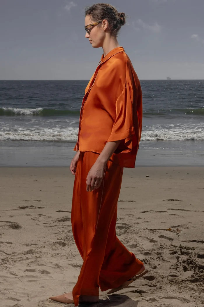 Evening Out PJ Pant - Flame - Heidi Merrick