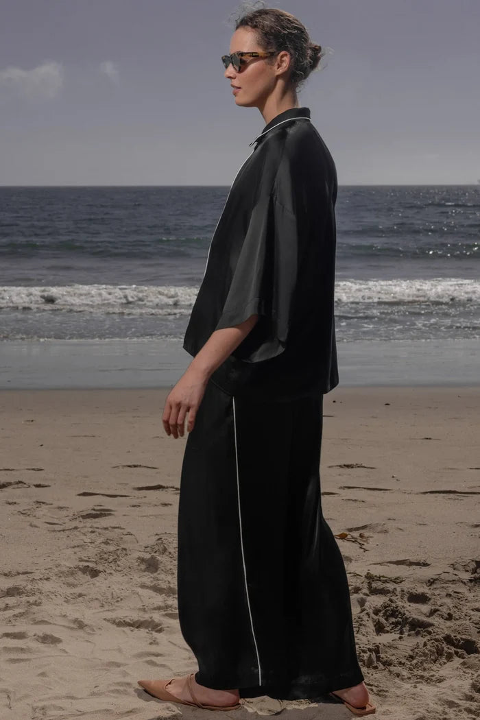 Evening Out PJ Pant - Noir - Heidi Merrick