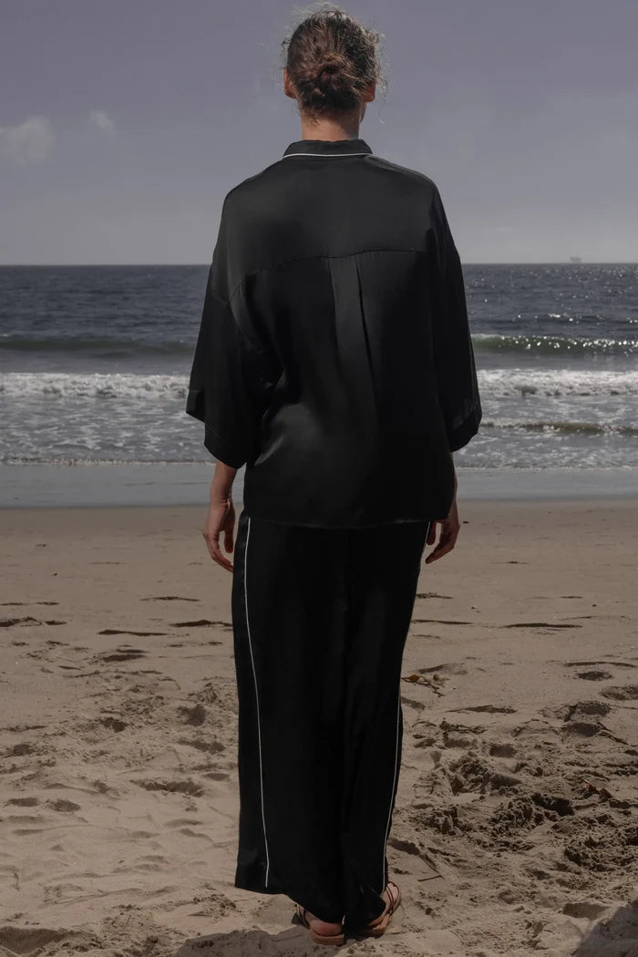 Evening Out PJ Pant - Noir - Heidi Merrick