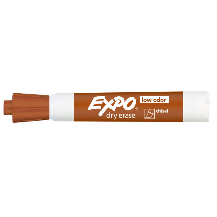 Expo Dry Erase Pumpkin Chisel Tip Marker,  Low Odor  Expo Dry Erase Markers