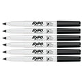 Expo Dry Erase Black Ultra Fine Low Odor Marker Pack of 6