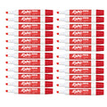 Expo Red Markers Dry Erase Low Odor Chisel Tip Bulk Pack of 24  Expo Dry Erase Markers