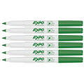 Expo Ultra Fine Green Dry Erase Low Odor Marker 1882349 Pack of 6