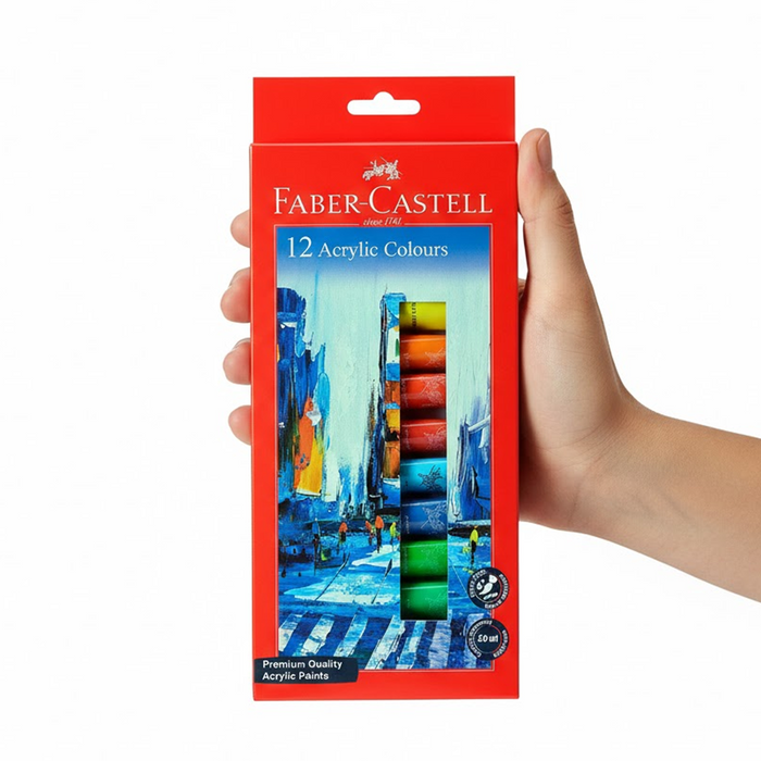 Faber Castell 20ml 12 Acrylic Color