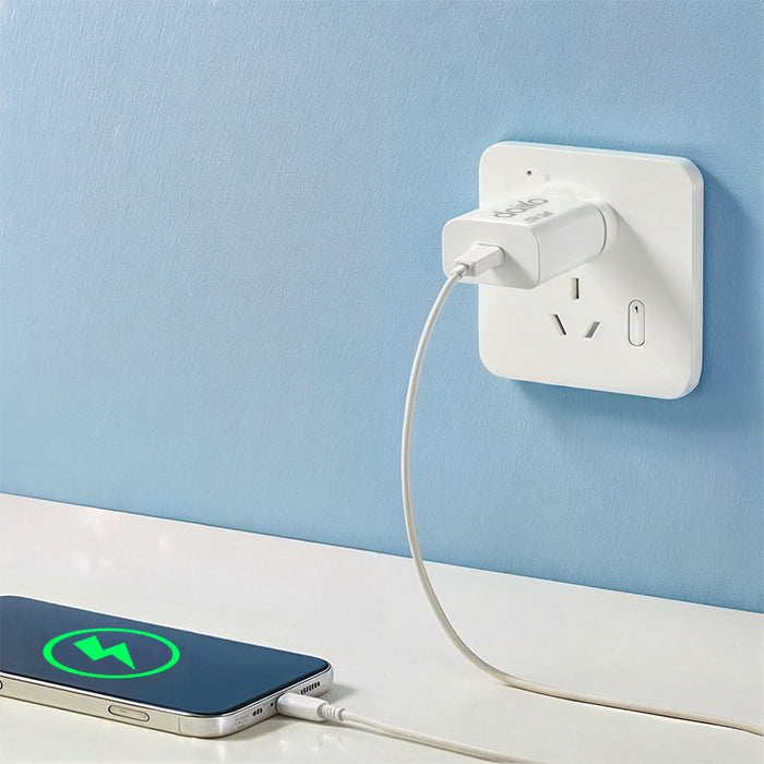 Chargeur rapide Daiko USB-C 25W blanc