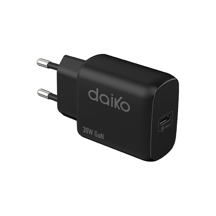 Chargeur rapide Daiko USB-C 30W noir