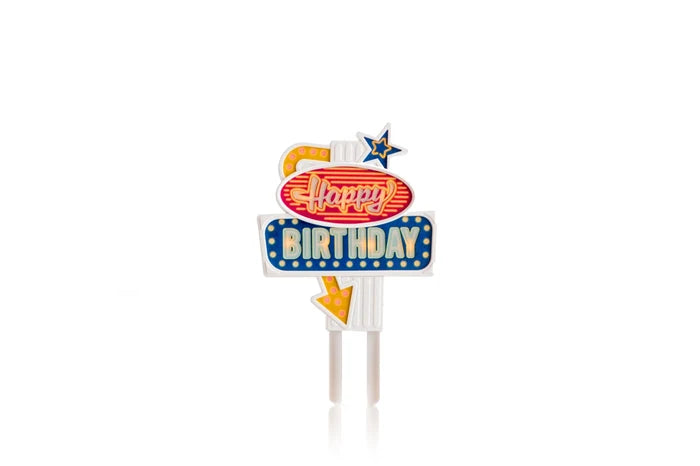 Flashing Birthday Cake Topper