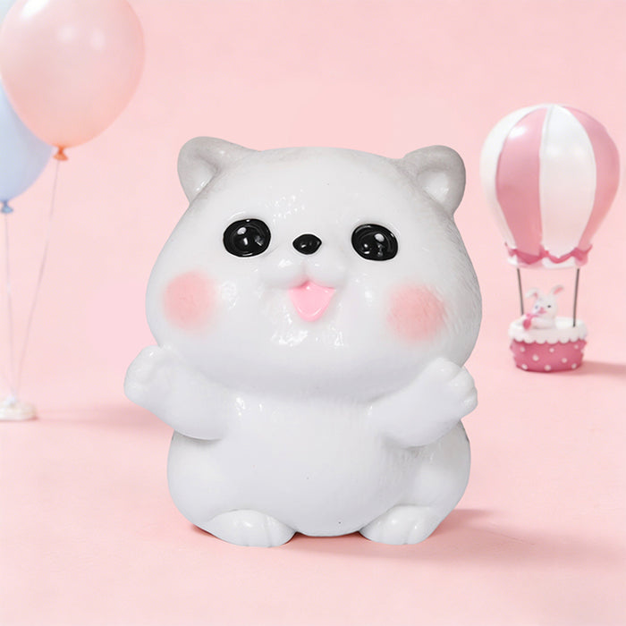 FUFUSQUISHY 1000g Kawaii Puffy Hamster Taba Squishy