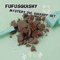 FUFUSQUISHY 7pc Mini Chocolate Squishy Dig Kit