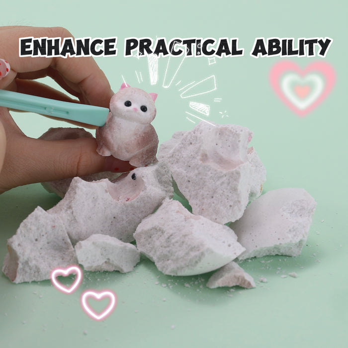 FUFUSQUISHY White Ball Squishy Dig Kit