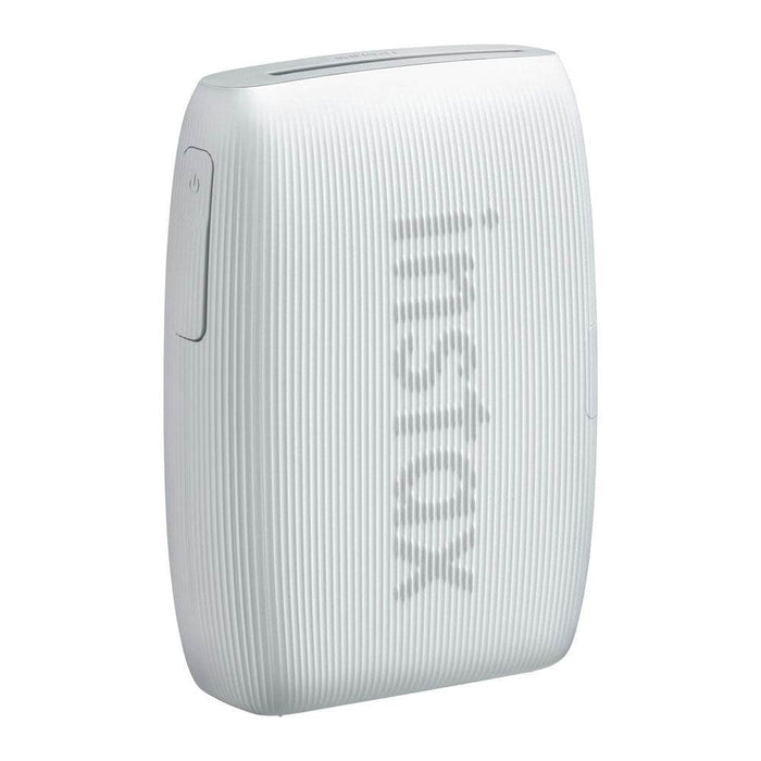 The FUJIFILM Instax Mini Link 3 smartphone printer in Clay White on a white background