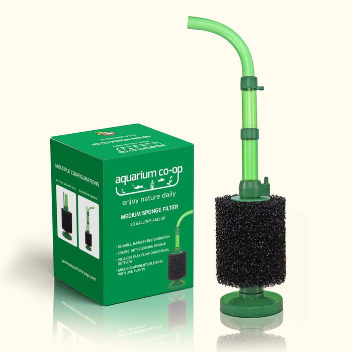 Green Easy Flow Sponge Filter (coarse) - Aquarium Co - Op