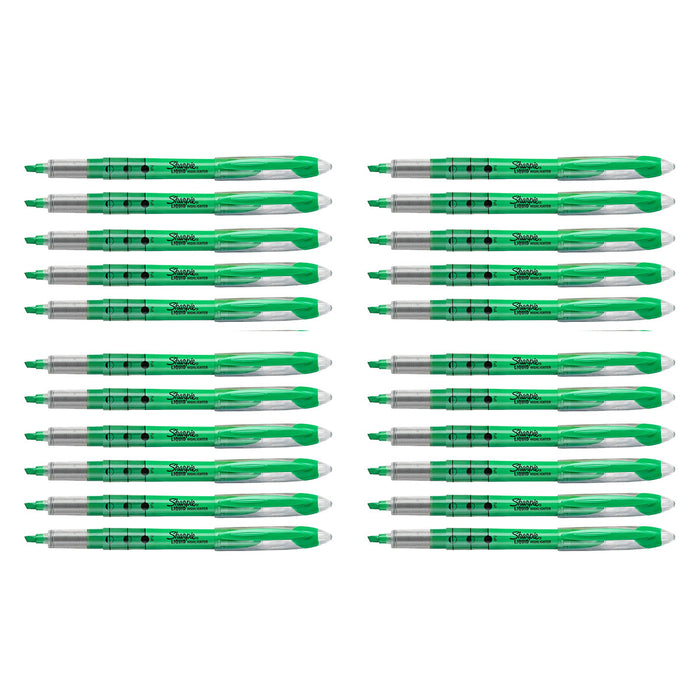 Green Highlighters Bulk Liquid Ink 24 Count