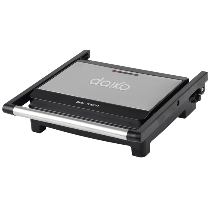 Grill panini Daiko inox ouverture 90-105-180° revêtement granite antiadésif