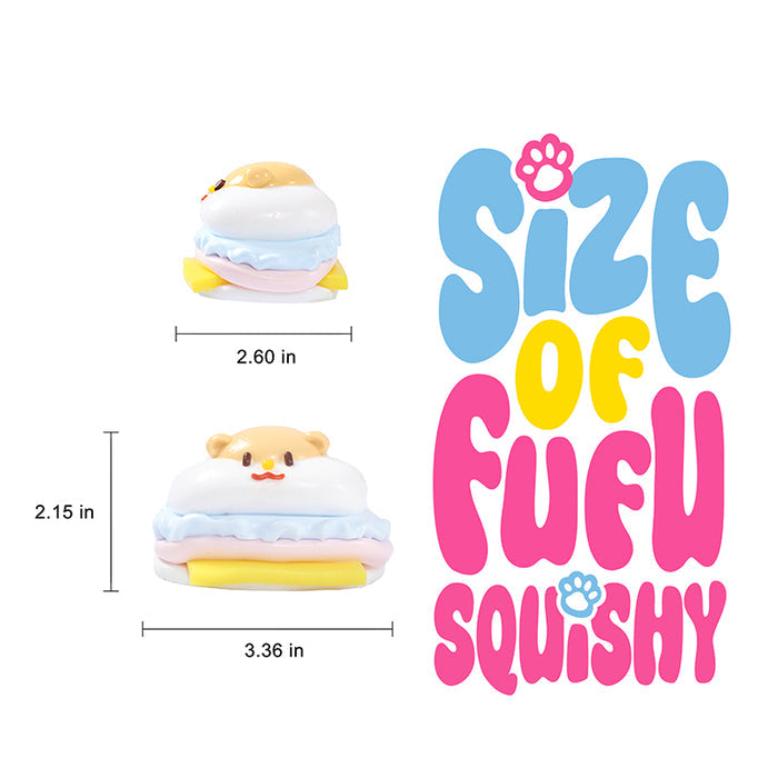 Hamster Burger Taba Squishy