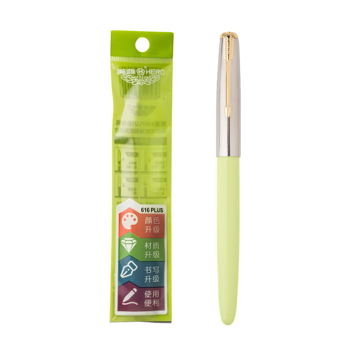 Hero 616  Fountain Pen Plus Gold Cap