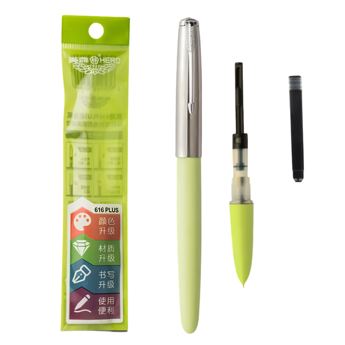 Hero 616  Fountain Pen Plus Gold Cap