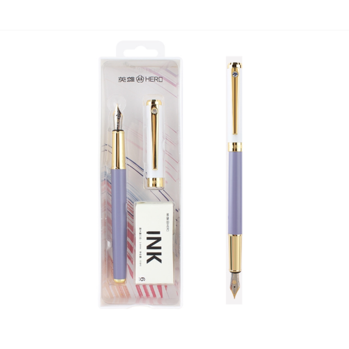 Hero A06 Morandi Iridium Pen Signature Replaceable Ink Bag Fountain Pen