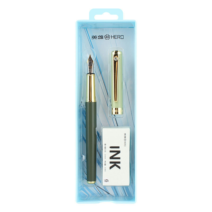 Hero A06 Morandi Iridium Pen Signature Replaceable Ink Bag Fountain Pen