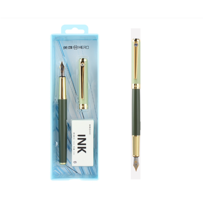 Hero A06 Morandi Iridium Pen Signature Replaceable Ink Bag Fountain Pen