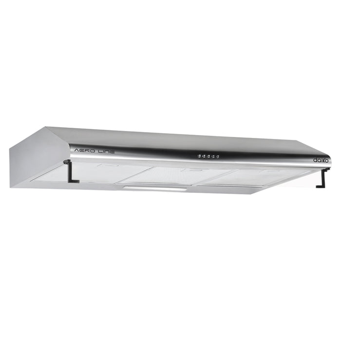 Hotte aspirante inox Daiko 90cm filtre charbon