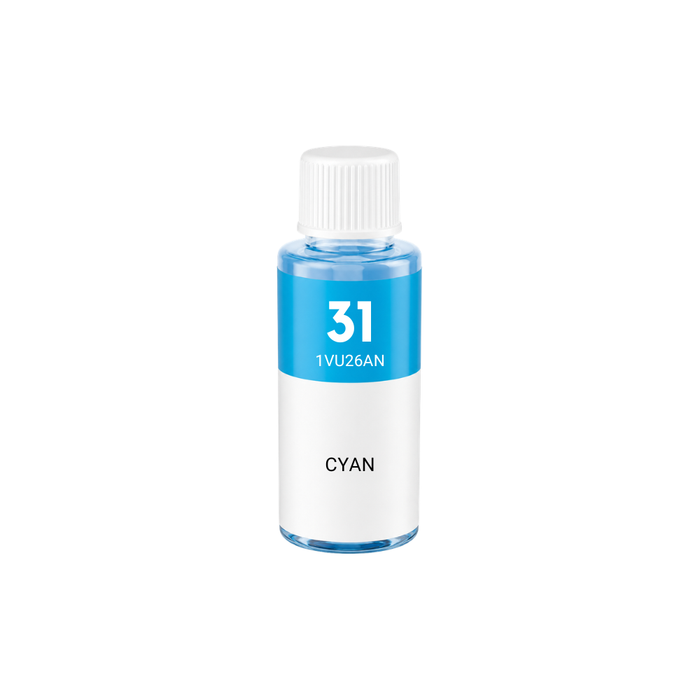 HP 31 (1VU26AN) Cyan Standard Yield Compatible Ink Bottle