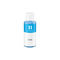 HP 31 (1VU26AN) Cyan Standard Yield Compatible Ink Bottle