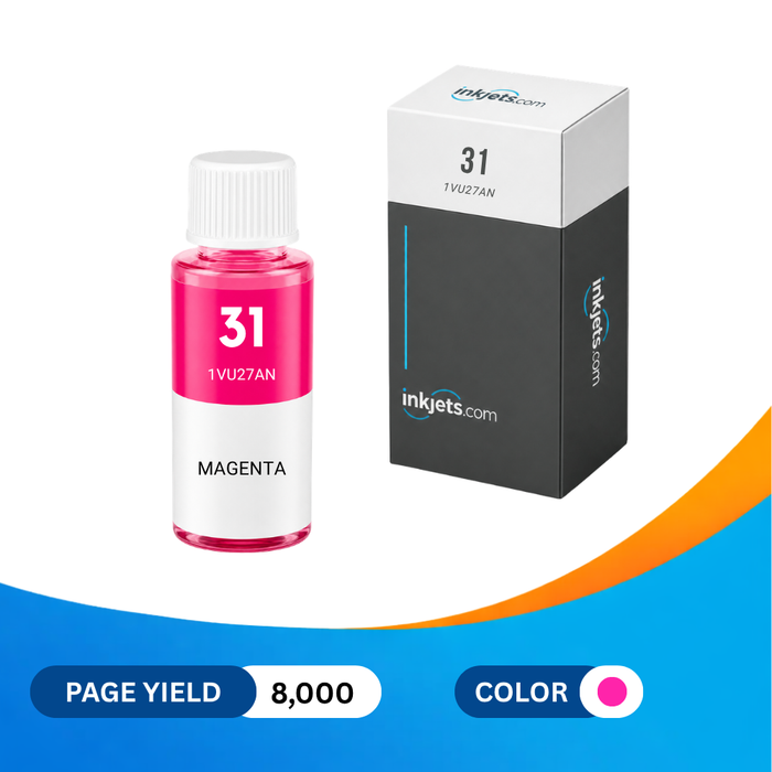 HP 31 (1VU27AN) Magenta Standard Yield Compatible Ink Bottle