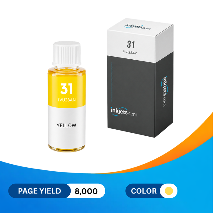 HP 31 (1VU28AN) Yellow Standard Yield Compatible Ink Bottle