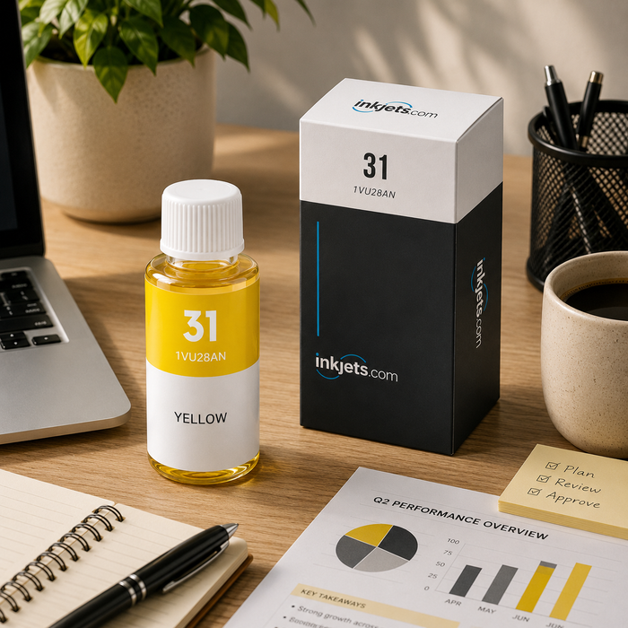 HP 31 (1VU28AN) Yellow Standard Yield Compatible Ink Bottle