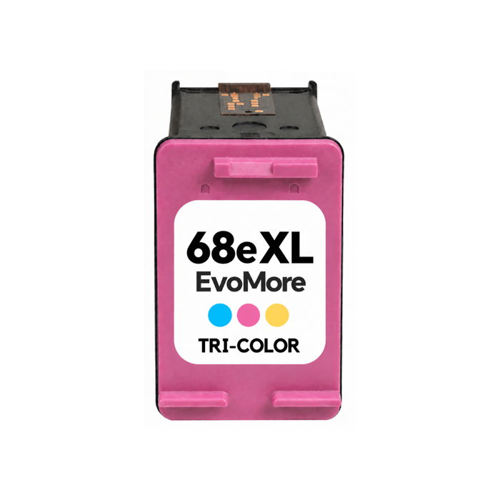 HP 68e EvoMore Tri-Color High Yield Remanufactured Ink Cartridge