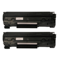 HP 85A (CE285A) Black Jumbo Compatible Toner Cartridge Twin Pack
