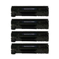 HP 85A (CE285A) Black Standard Compatible Toner Cartridge 4-Pack