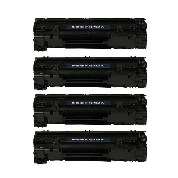 HP 85A (CE285A) Black Standard Compatible Toner Cartridge 4-Pack