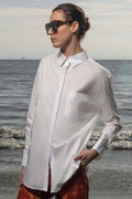 JJ Shirt - White Shirting - Heidi Merrick