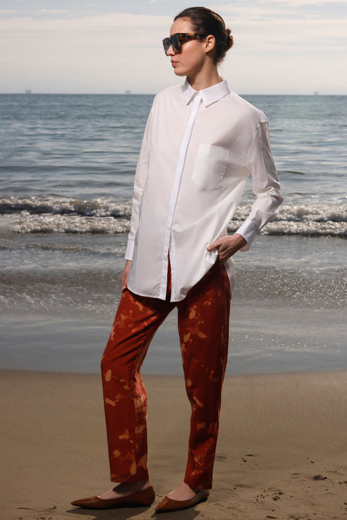 JJ Shirt - White Shirting - Heidi Merrick