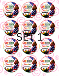 Juneteenth Cupcake Toppers