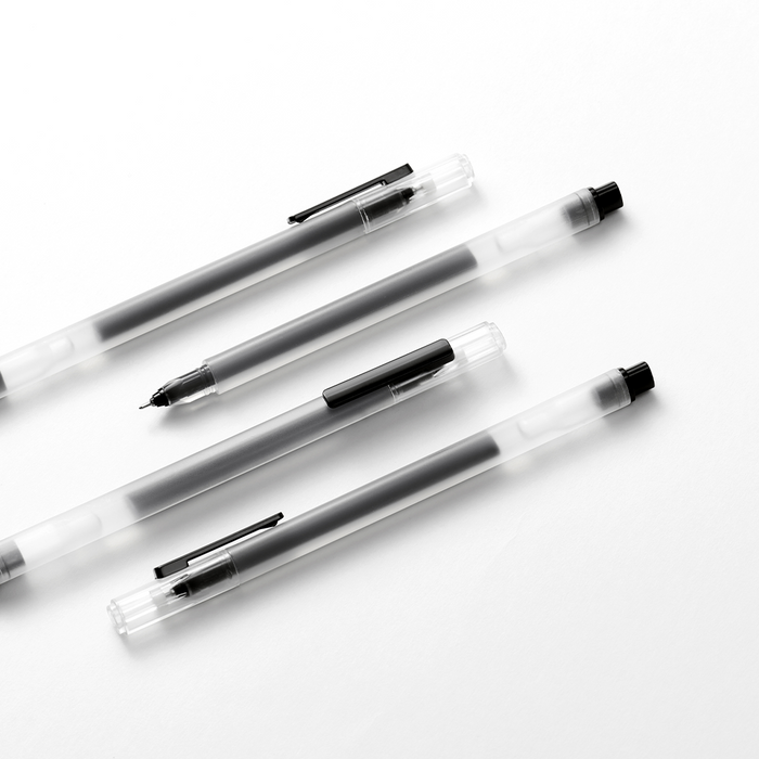 Kaco Base 0.5mm High-Cap Triangular Gel Pen Set