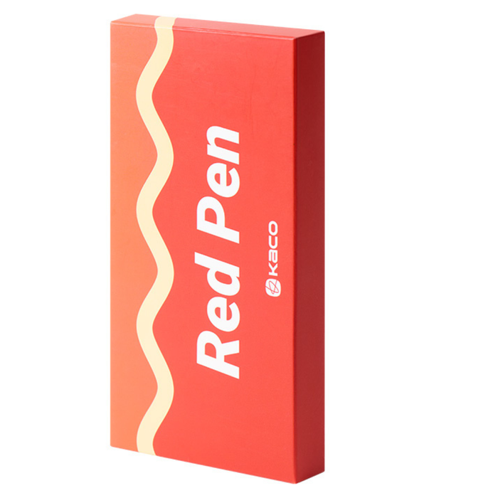 Kaco Red Gel Pen Set