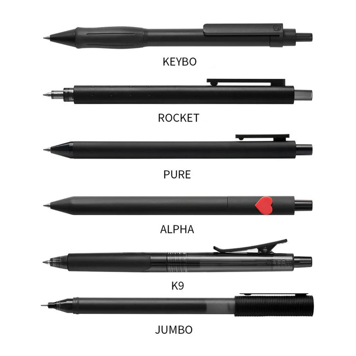 Kaco Right Choice Black Gel Pen Set